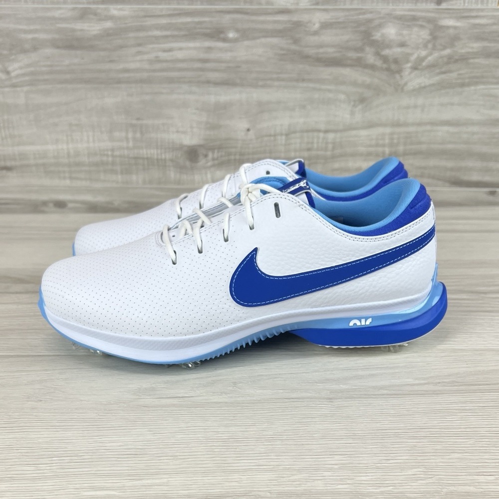 Nike Air Zoom Victory Tour 3 Golf Shoes Mens Size 9.5 White Blue DX9025-144 - Picture 2 of 9